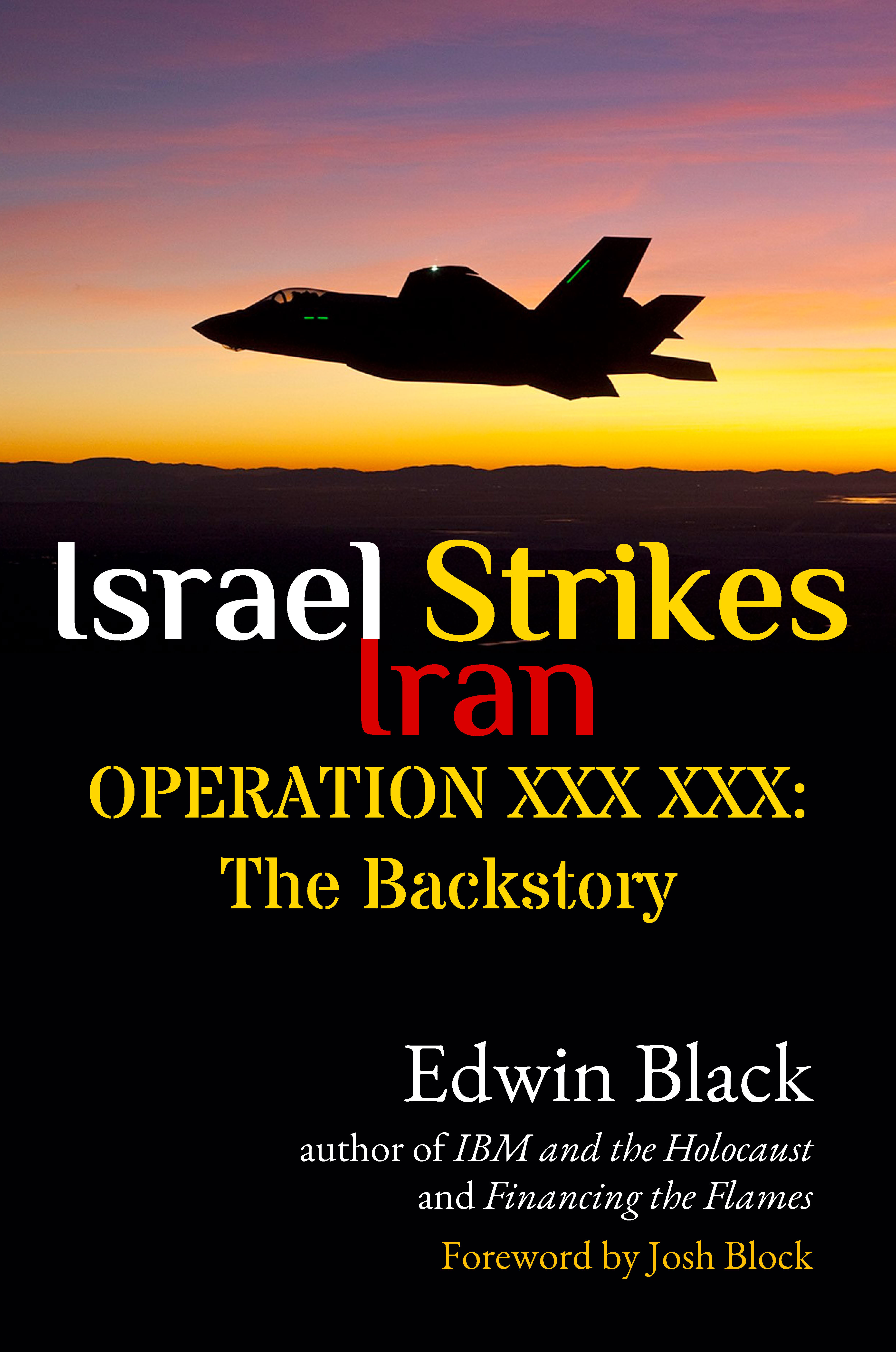 Cover image, featuring an F-35 and cover text