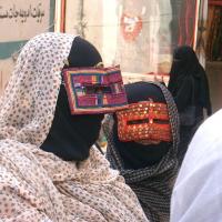 Iranian women at Bandar Abbas.