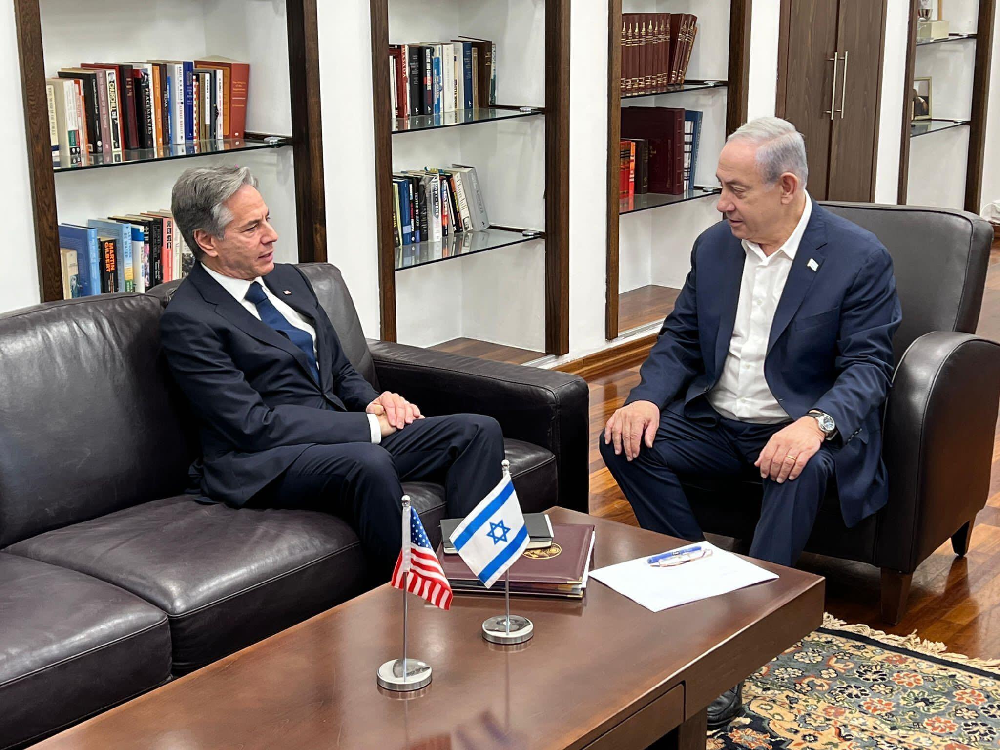 Blinken meets PM Netanyahu GPO photo