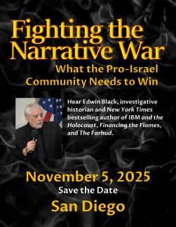 Edwin Black on Fighting the Narrative War, San Diego
